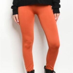 Fleece High Waisted Leggings One Size